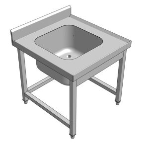 Hand washing single basin